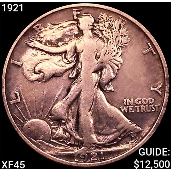 1921 Walking Liberty Half Dollar NEARLY UNCIRCULATED