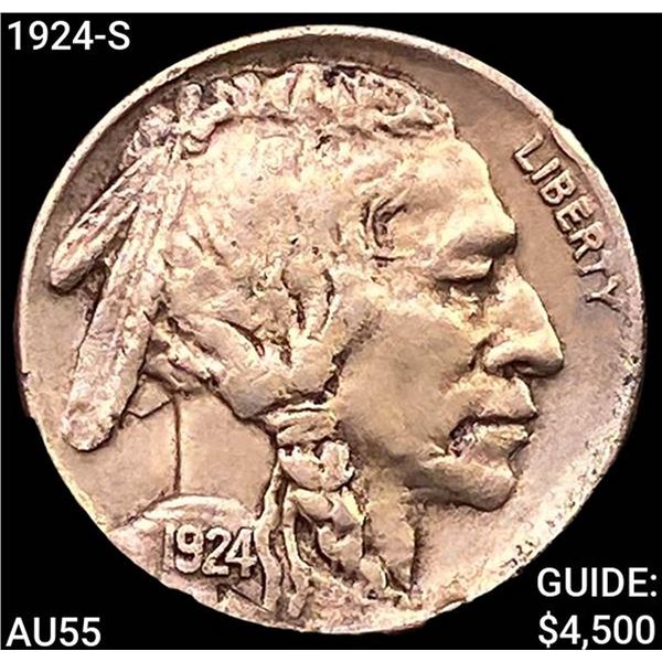 1924-S Buffalo Nickel HIGH GRADE