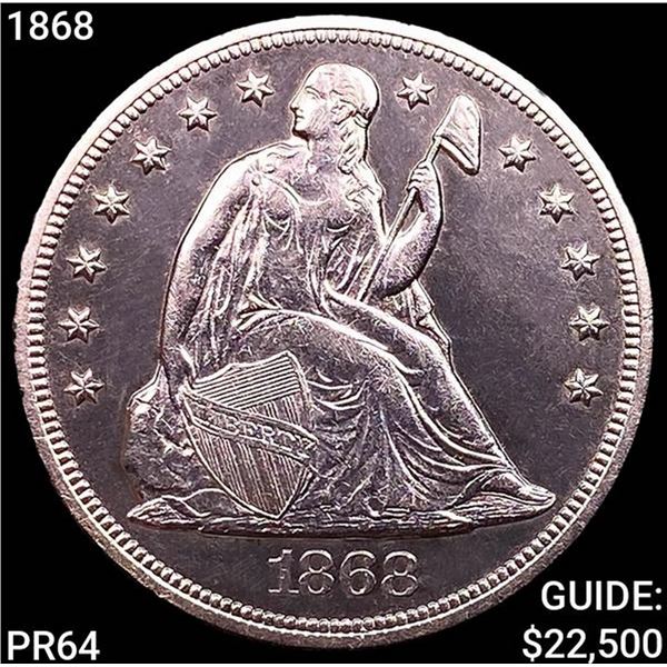 1868 Seated Liberty Dollar GEM PROOF