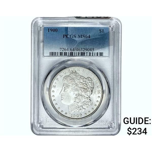 1900 Morgan Silver Dollar PCGS MS64