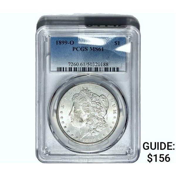 1899-O Morgan Silver Dollar PCGS MS61