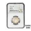 Image 1 : 1915 Barber Quarter NGC AU58