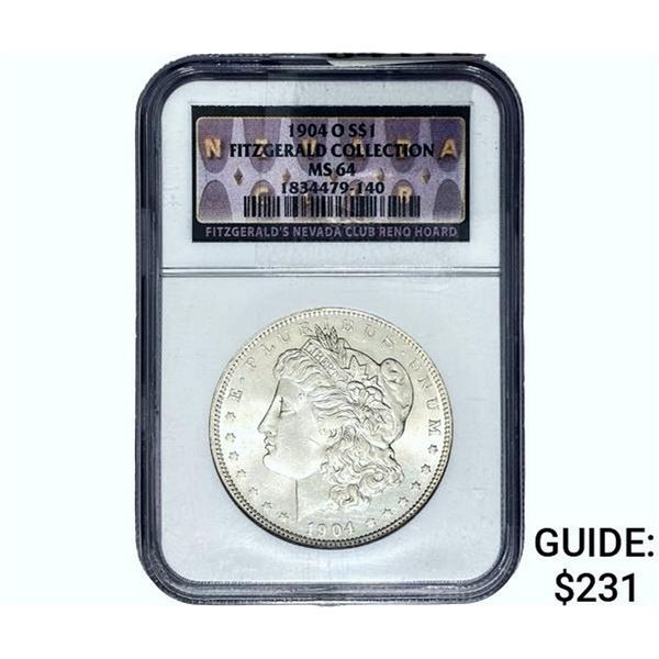 1904-O Morgan Silver Dollar NGC MS64