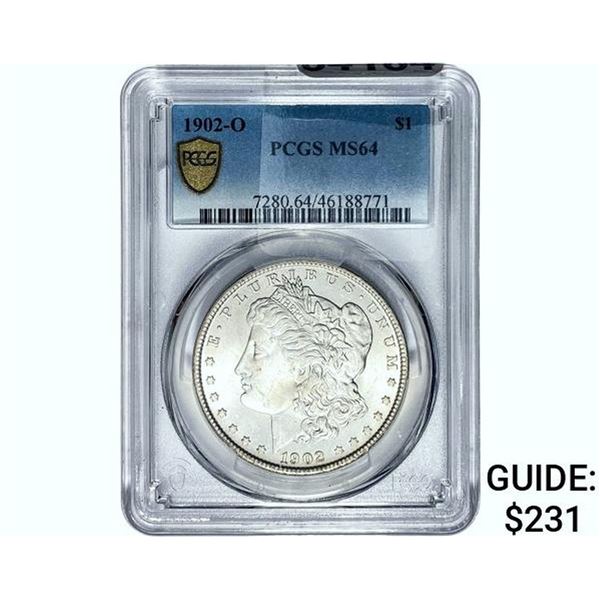 1902-O Morgan Silver Dollar PCGS MS64