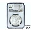 Image 1 : 1887 Morgan Silver Dollar NGC MS63