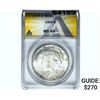 Image 1 : 1925 Silver Peace Dollar ANACS MS65