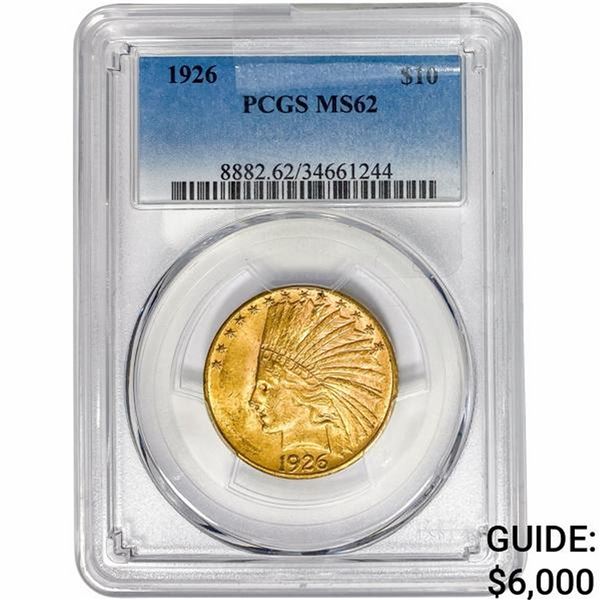 1926 $10 Gold Eagle PCGS MS62