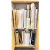 Image 14 : LARGE SECTION OF STORAGE CABINETS WITH ASSORTED GERBER INK CARTRIDGES, PRINTING VINYL, PRINTING