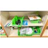 Image 5 : LARGE SECTION OF STORAGE CABINETS WITH ASSORTED GERBER INK CARTRIDGES, PRINTING VINYL, PRINTING