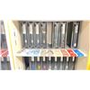 Image 8 : LARGE SECTION OF STORAGE CABINETS WITH ASSORTED GERBER INK CARTRIDGES, PRINTING VINYL, PRINTING