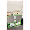 Image 3 : TRIUMPH IDEAL 3905 PAPER CUTTER MACHINE, PORTABLE CART WITH CONTENTS, PORTABLE FILE CABINET & MORE
