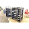Image 2 : PORTABLE METAL MAGAZINE RACK WITH ASSORTED CONTENTS 96"L X 32"W X 60"H