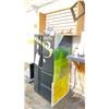 Image 1 : METAL CABINET 24"L X 24"W X 55"H WITH CONTENTS & SLAT BOARD CABINET WITH CONTENTS