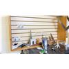 Image 3 : METAL CABINET 24"L X 24"W X 55"H WITH CONTENTS & SLAT BOARD CABINET WITH CONTENTS