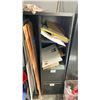 Image 2 : HUSKY 2-DOOR SHOP CABINET 48"L X 24"W X 73"H WITH CONTENTS, 2 DRAWER FILE CABINET, MOP BUCKET &