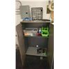 Image 2 : 2 DOOR CABINET WITH CONTENTS, FOLDING TABLE WITH CONTENTS & PEG BOARD WITH CONTENTS