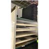 Image 1 : (2) SECTIONS OF PALLET RACKING WITH 10' UPRIGHTS, 9' CROSS BEAMS & ASSORTED PRINTING CONTENTS