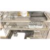 Image 4 : 2 METAL RACKS WITH ASSORTED CONTENTS