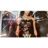 Image 2 : FRAMED PHOTO OF JUSTICE LEAGUE CAST AUTOGRAPHED BY GAL GADOT, BEN AFFLECK, & HENRY CAVILL WITH COA