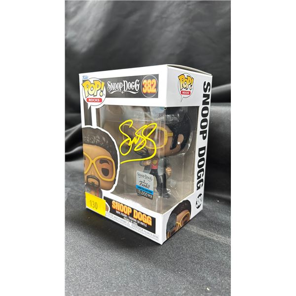 LIMITED EDITION FUNKO POP! ROCKS SNOOP DOGG #382 SNOOP DOGG AUTOGRAPHED BY SNOOP DOGG WITH COA