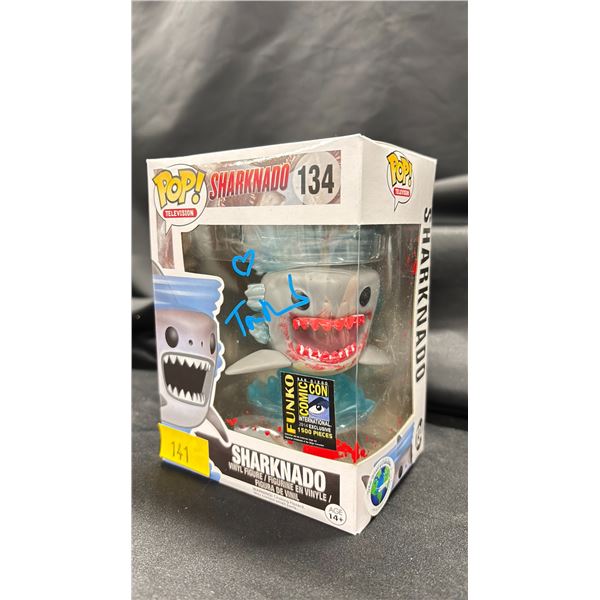 FUNKO POP! TELEVISION SHARKNADO #134 SHARKNADO AUTOGRAPHED BY TARA REID WITH COA