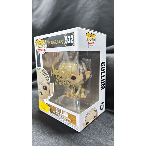 FUNKO POP! MOVIES LORD OF THE RINGS #532 GOLLUM AUTOGRAPHED BY ANDY SERKIS WITH COA
