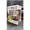 Image 1 : FUNKO POP! STAR WARS #461 THE MANDALORIAN WITH GROGU BOBBLE-HEAD AUTOGRAPHED BY PEDRO PASCAL WITH