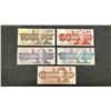 Image 1 : (5) ASSORTED 1988 CANADIAN BANK NOTES INCLUDING; (1 OF EACH) $100, $50, $20, $10, $5 & $2