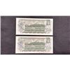 Image 2 : (2) UNCIRCULATED & SEQUENTIAL 1973 $1 CANADIAN BANK NOTES; BAN2892244 - BAN2892245