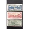 Image 2 : (3) ASSORTED 1954 CANADIAN BANK NOTES INCLUDING; (1 OF EACH) $5, $2, $1