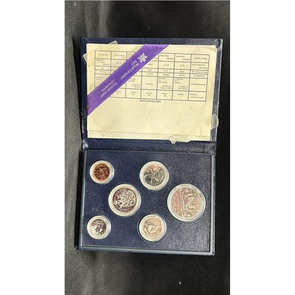 ROYAL CANADIAN MINT 1983 COIN SERIES IN BOX