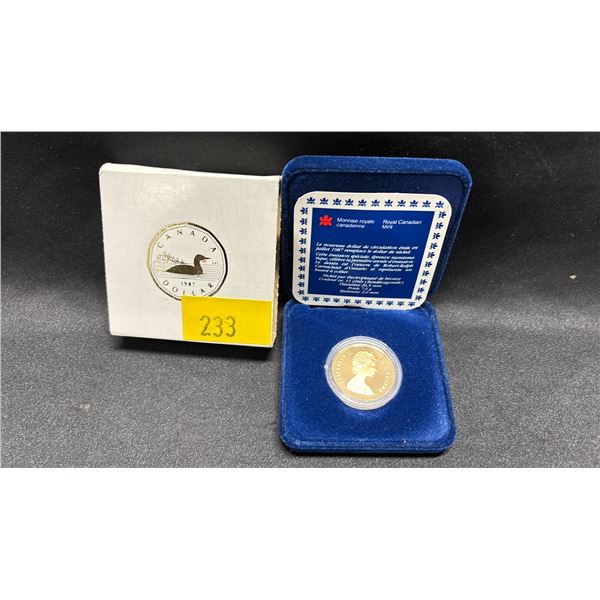 1987 CANADIAN $1 COIN