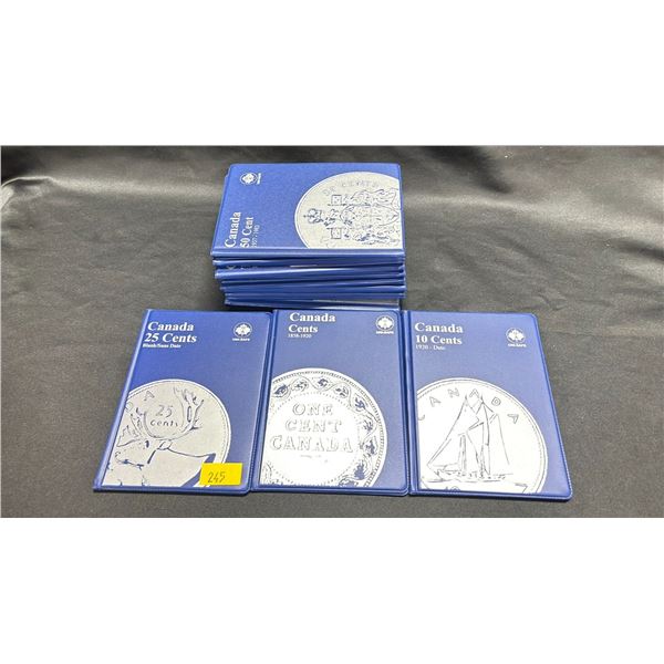 (12) ASSORTED EMPTY CANADIAN COIN BOOKLETS