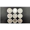 Image 1 : (9) WILDROSE 0.5 OZ SILVER MEDALLIONS