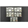 Image 1 : (5) ASSORTED CANADIAN SILVER COIN SETS; 1963-1964-1966-1966-1967