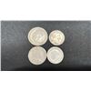 Image 2 : (4) ASSORTED FOREIGN SILVER COINS