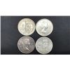 Image 1 : (4) 1958 CANADIAN $1 SILVER DOLLARS