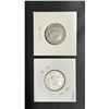 Image 2 : (2) RARE CANADIAN 1948 SILVER $0.25 (TWENTY-FIVE CENT) COINS