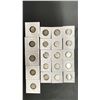 Image 2 : (20) ASSORTED CANADIAN SILVER $0.10 (TEN CENT) COINS - VARIOUS YEARS FROM 1909-1933