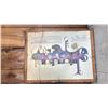 Image 2 : FRAMED PRINT BY MICHAEL MORRIS TITLED "MECANIX ILLUSTRATED (5)" 13.5" X 17.5"