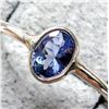Image 1 : SILVER TANZANITE(0.5CT) RING