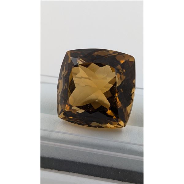 40.95 CT CERTIFIED MADEIRA CITRINE GEMSTONE ($4,670 APPRAISAL, APPRAISAL NOT GUARANTEED)
