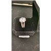 Image 2 : NEW 925S 10.0CT SIMULATED DIAMOND SOLITAIRE RING SIZE 7, MOUNTED IN 925 STERLING SILVER WITH WHITE