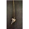 Image 2 : NEW 14K GOLD PLATED NECKLACE, CHAIN 17" LONG