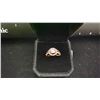Image 2 : NEW 18K GOLD PLATED 1.0CT SIMULATED DIAMOND HALO CHANEL RING, SIZE 7.0