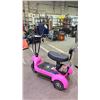 Image 2 : BINRAY PINK 3 WHEEL ELECTRIC SCOOTER WITH KEYS & CHARGER