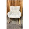 Image 2 : 101 STORIES WHITE INDRA CHAIR *IN BOX* ( 1 CHAIR PER BOX, BOX MEASURES 26.37"L X 29.52"W X 22.44"H )