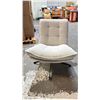 Image 2 : 101 STORIES LIGHT GREY NYSERA CHAIR *IN BOX* ( 1 CHAIR PER BOX, BOX MEASURES 29.5"L X 35"W X