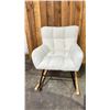 Image 2 : 101 STORIES WHITE INDRA CHAIR *IN BOX* ( 1 CHAIR PER BOX, BOX MEASURES 26.37"L X 29.52"W X 22.44"H )
