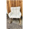 Image 2 : 101 STORIES WHITE INDRA CHAIR *IN BOX* ( 1 CHAIR PER BOX, BOX MEASURES 26.37"L X 29.52"W X 22.44"H )